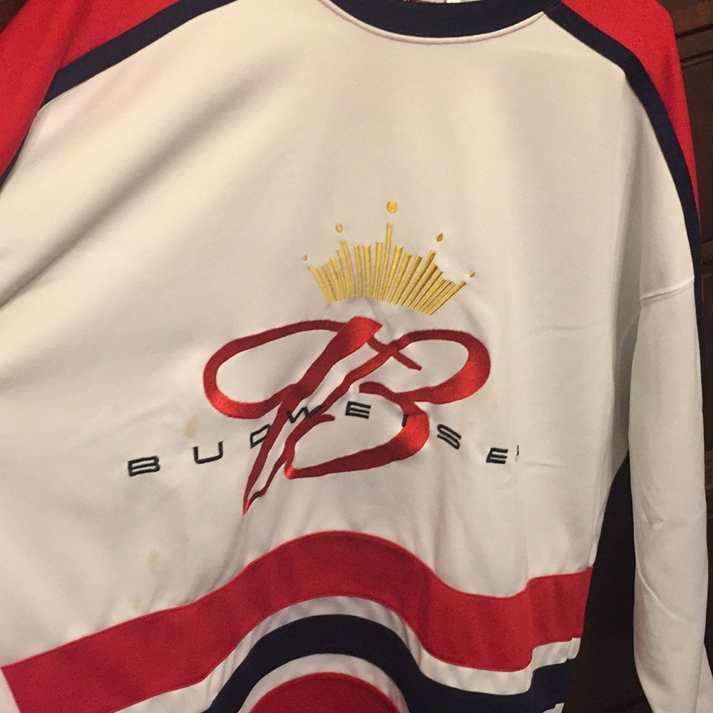 Dale Jr Budweiser Hockey Jersey